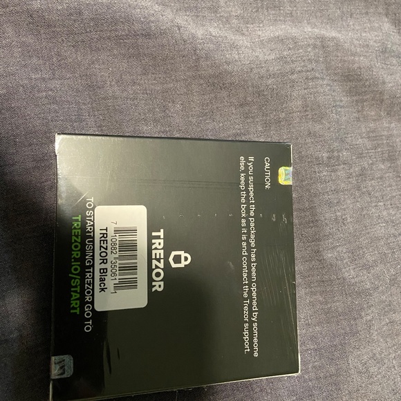Sealed Trezor Crypto Hardware Wallet - Picture 3 of 3